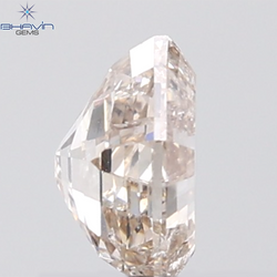 1.01 CT Geometric Diamond Natural Brown Color SI Clarity (6.81 MM)