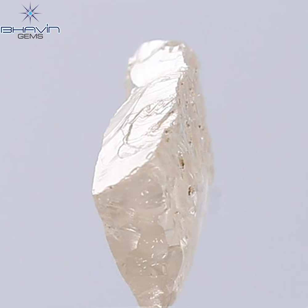 2.73 CT Rough Shape Natural Diamond Brown Color SI Clarity (10.23 MM)