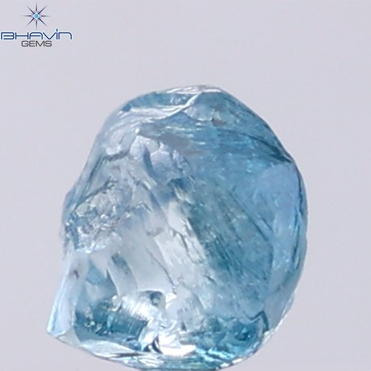 0.49 CT ラフシェイプ ナチュラル ダイヤモンド ピンク色 I3 クラリティ (4.90 MM)