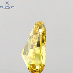 0.10 CT Pear Shape Natural Diamond Yellow Color VS2 Clarity (3.75 MM)