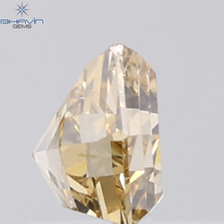 1.00 CT Hexagon Diamond Natural Brown Color VS2 Clarity (5.41 MM)