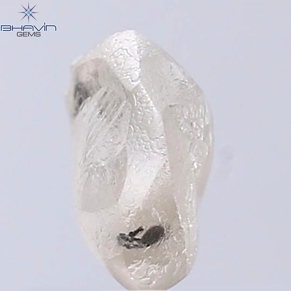 0.90 CT ラフ シェイプ ナチュラル ダイヤモンド ホワイト カラー VS1 クラリティ (5.95 MM)