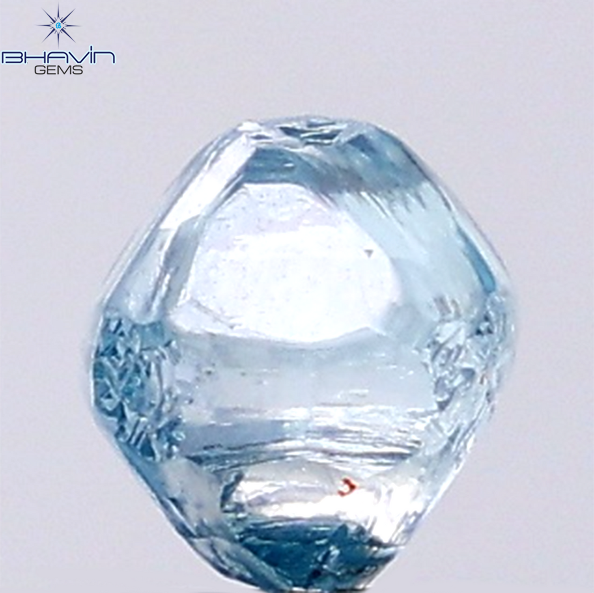 0.49 CT ラフシェイプ ナチュラル ダイヤモンド ピンク色 I3 クラリティ (4.90 MM)
