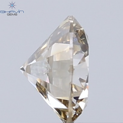 0.24 CT Natural Round Diamond Brown Color Clarity SI (4.00 MM)