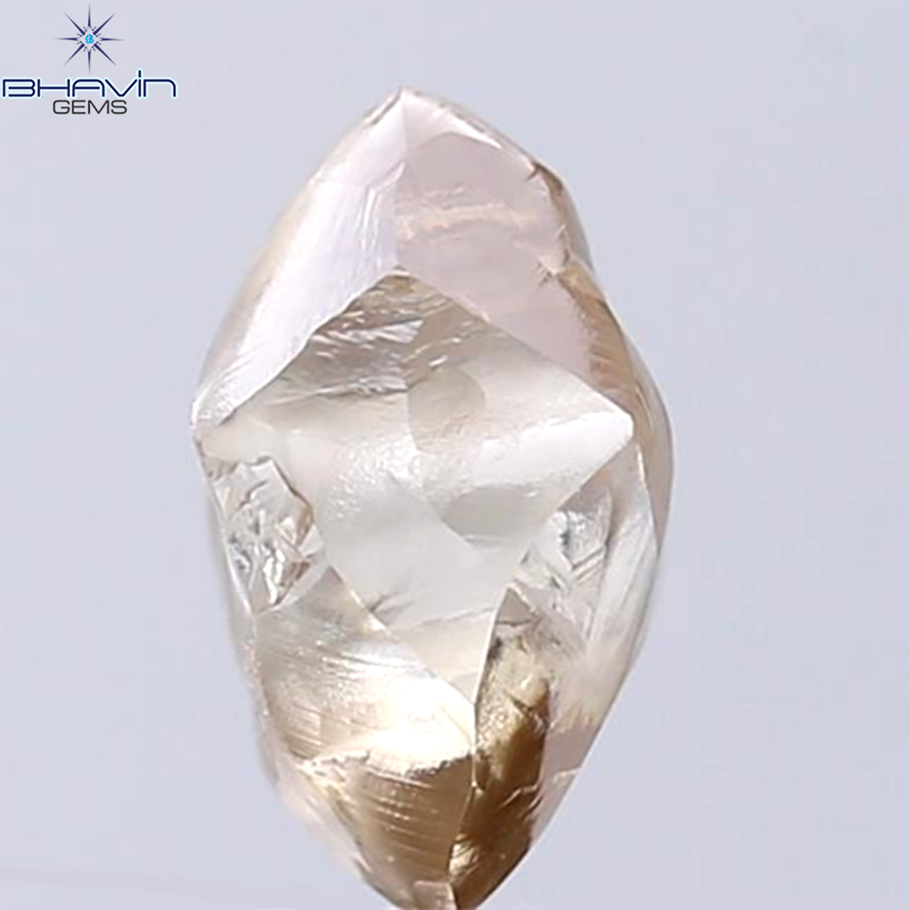 3.75 CT Rough Shape Natural Diamond Brown Color SI Clarity (10.23 MM)