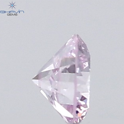 0.18 CT ラウンド ローズ カット シェイプ 天然ダイヤモンド ピンク色 I2 クラリティ (3.86 MM)