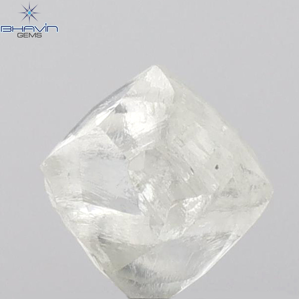 1.90 CT Rough Shape Natural Loose Diamond White (M) Color VS2 Clarity (6.51 MM)