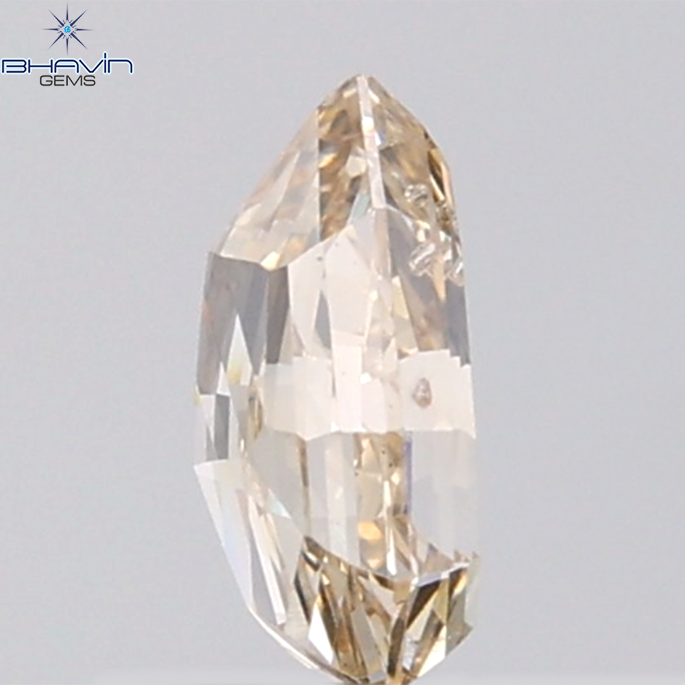1.01 CT Shield Natural Brown Diamond SI2 Clarity (7.55 MM)