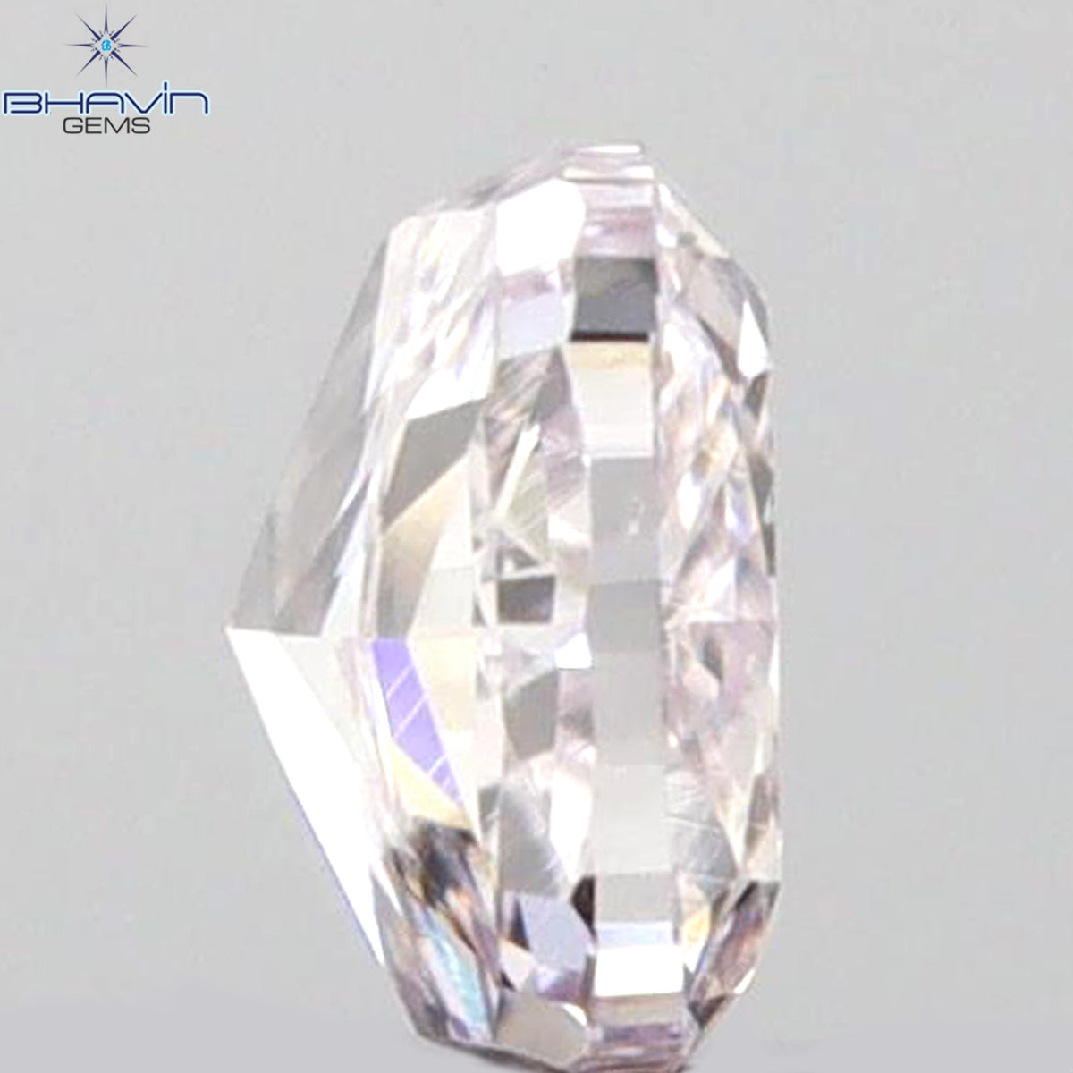 0.14 CT Natural Cushion Diamond Pink Color Clarity VS1 (3.14 MM)