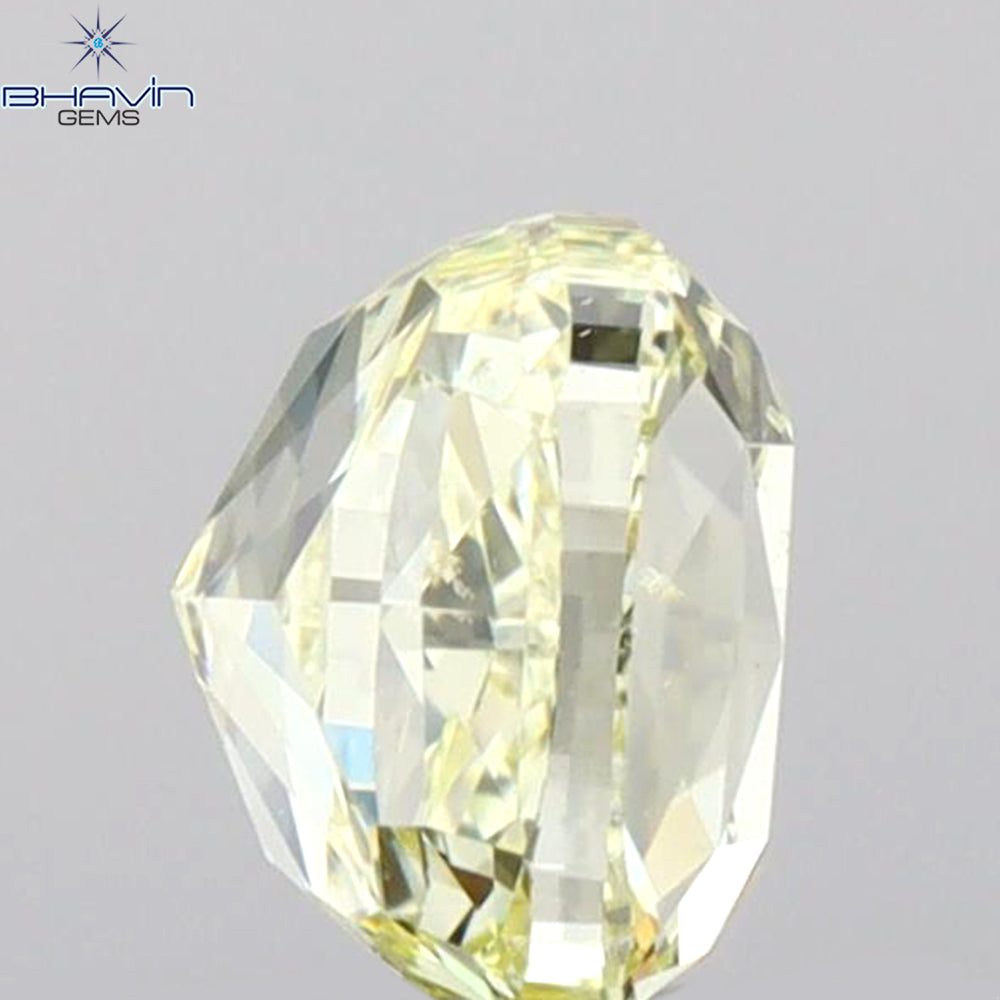 GIA Certified 1.01 CT Cushion Diamond Yellow Color Natural Loose Diamond VS2 Clarity (5.41 MM)