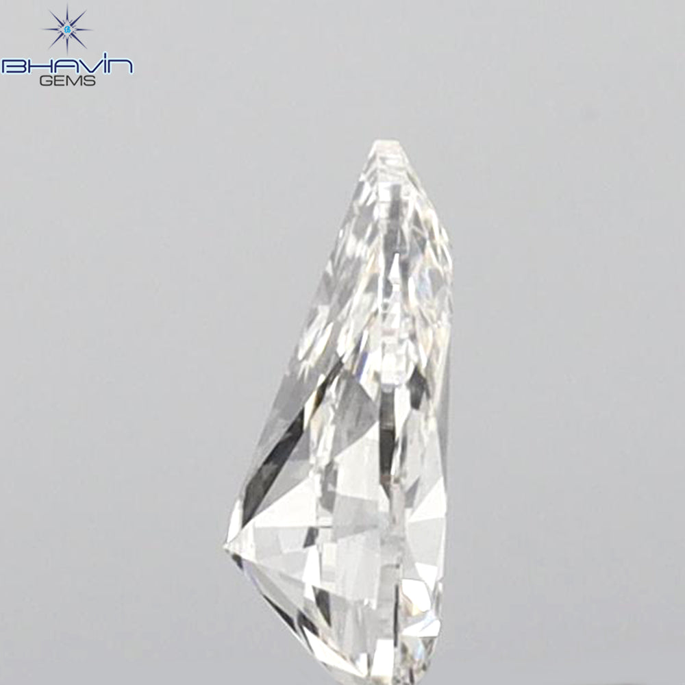 0.27 CT Pear Diamond Enhanced White Color VS1 Clarity (5.82 MM)