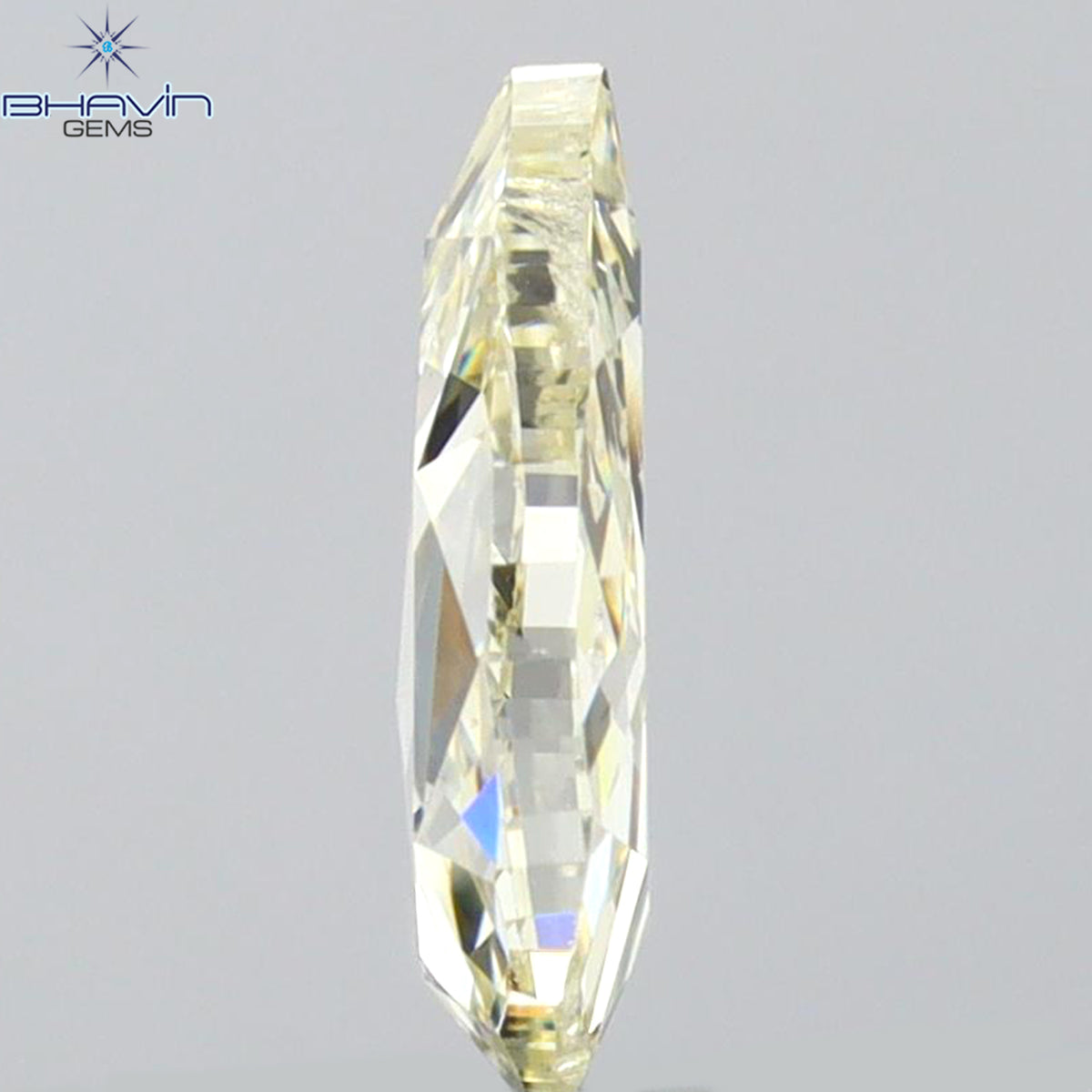 0.29 CT ペアシェイプ ナチュラル ダイヤモンド グリーン (カメレオン) カラー VS1 クラリティ (5.89 MM)