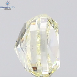 1.01 CT Cushion Diamond Natural Yellow Color VS2 Clarity (5.56 MM)