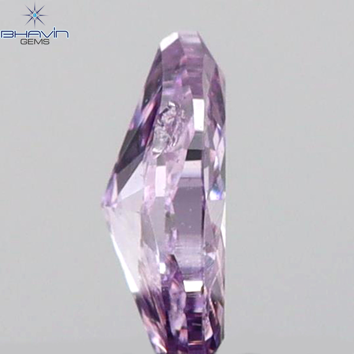 0.10 CT マーキス シェイプ ナチュラル ルース ダイヤモンド ブラウン ピンク カラー VS2 クラリティ (5.00 MM)