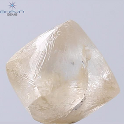 6.31 CT Rough Shape Natural Diamond Brown Color SI Clarity (10.37 MM)