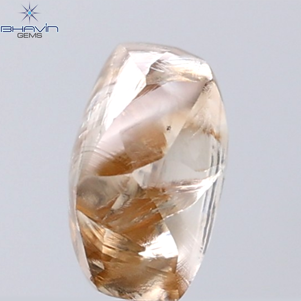 0.90 CT ラフ シェイプ ナチュラル ダイヤモンド ホワイト カラー VS1 クラリティ (5.95 MM)