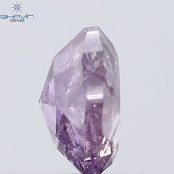 0.33 CT Heart Diamond Natural Pink Color I3 Clarity (4.58 MM)