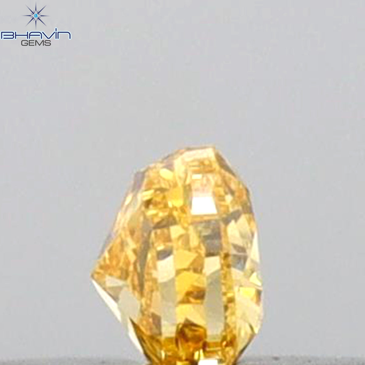0.15 CT ハート シェイプ ナチュラル ダイヤモンド レッド ブラウン カラー SI1 クラリティ (4.76 MM)