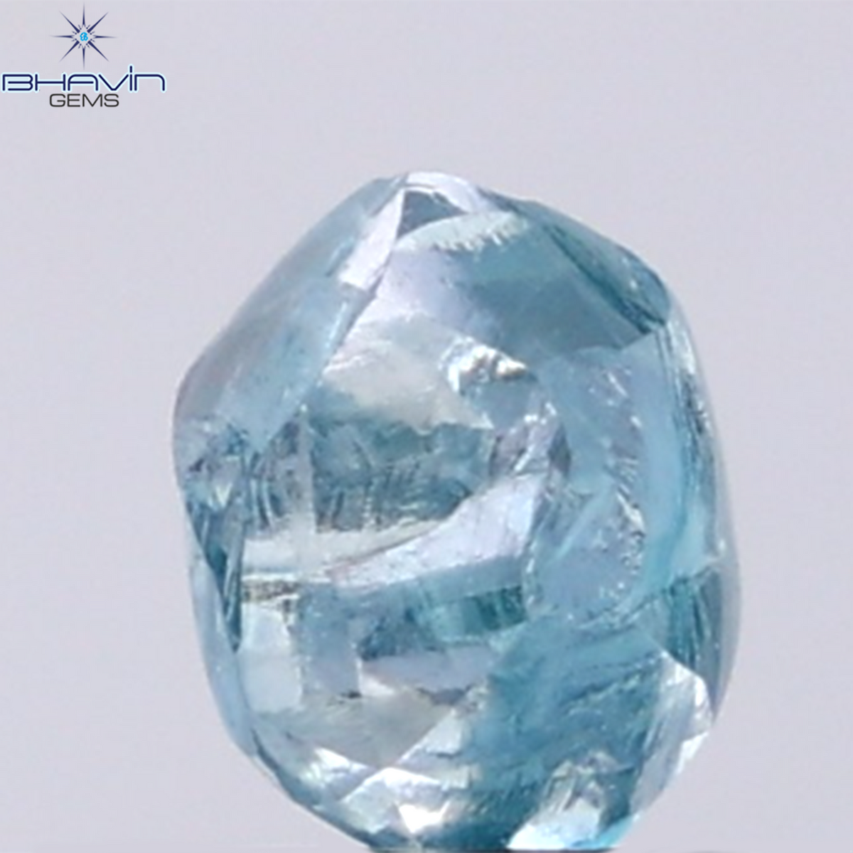 0.49 CT ラフシェイプ ナチュラル ダイヤモンド ピンク色 I3 クラリティ (4.90 MM)