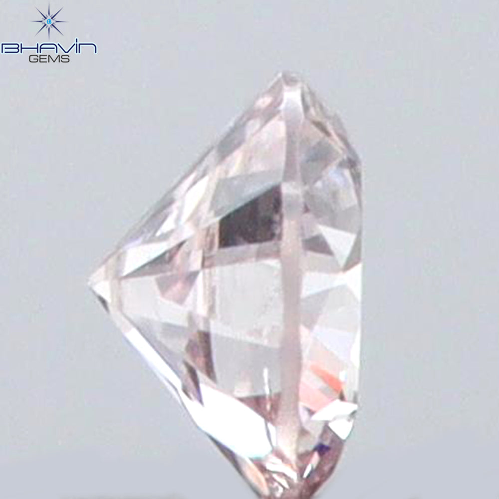 0.03 CT Round Shape Natural Diamond Pink (Argyle) Color SI1 Clarity (1.75 MM)