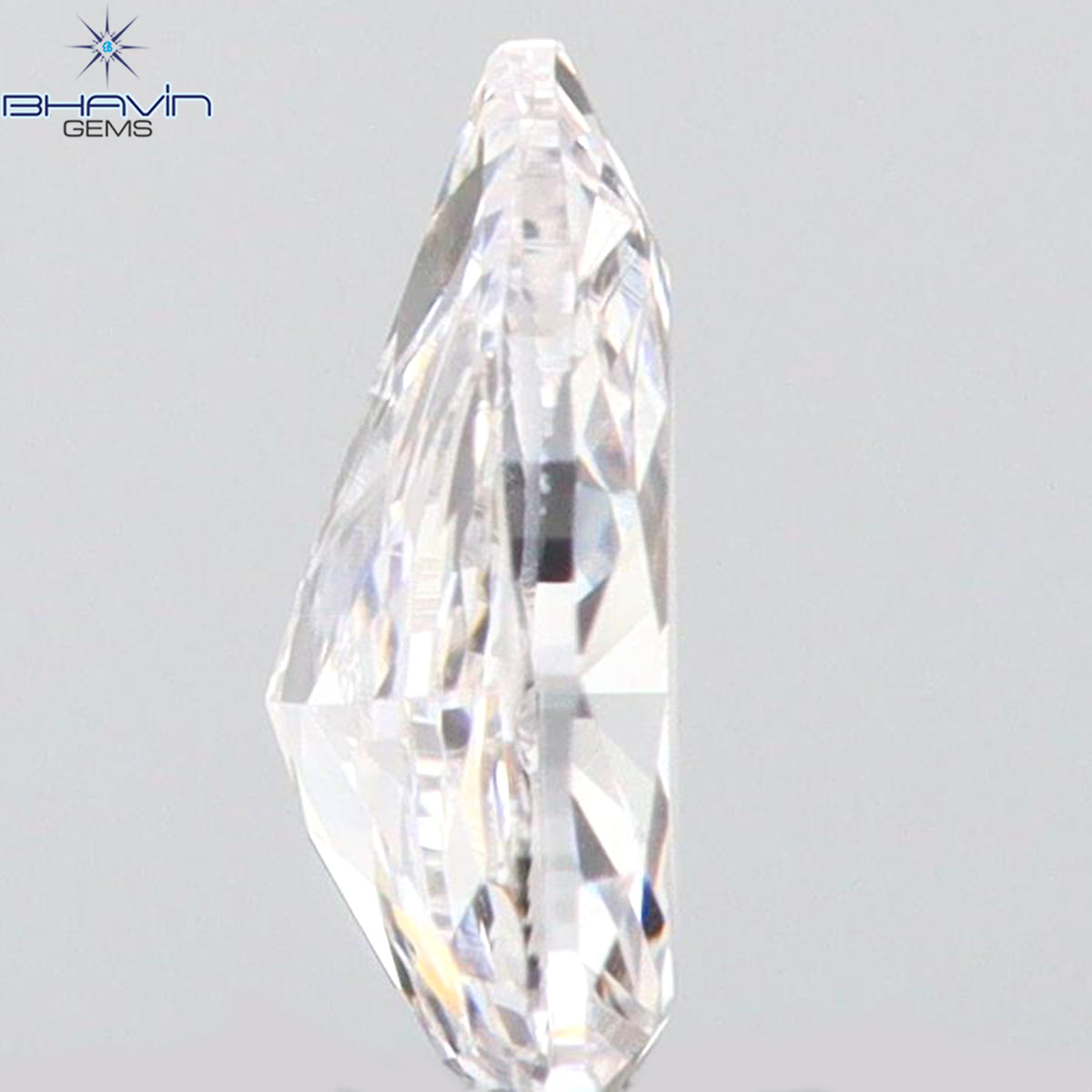0.08 CT ペアシェイプ ナチュラル ダイヤモンド ピンク色 VS1 クラリティ (3.45 MM)