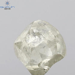 2.29 CT Rough Shape Natural Loose Diamond White (M) Color SI1 Clarity (6.70 MM)