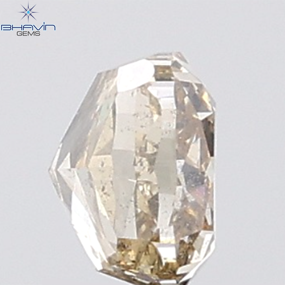 0.82 CT Cushion Diamond Natural Brown Color SI Clarity (5.03 MM)