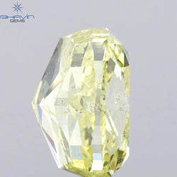 1.01 CT Cushion Shape Natural Diamond Yellow Color I2 Clarity (5.78 MM)