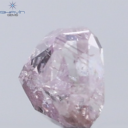 0.20 CT Radiant Diamond Natural Pink Color I3 Clarity (3.06 MM)