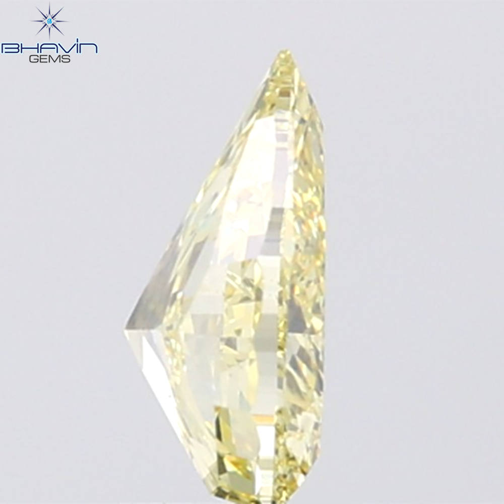 GIA認定 1.27 CT クッションダイヤモンド イエローカラー 天然ダイヤモンド VS1 クラリティ (5.97 MM)