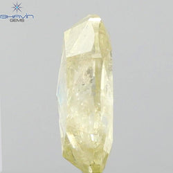 0.93 CT Oval Shape Natural Diamond Yellow Color I3 Clarity (7.18 MM)