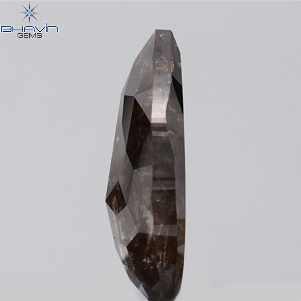 0.29 CT ペアシェイプ ナチュラル ダイヤモンド グリーン (カメレオン) カラー VS1 クラリティ (5.89 MM)