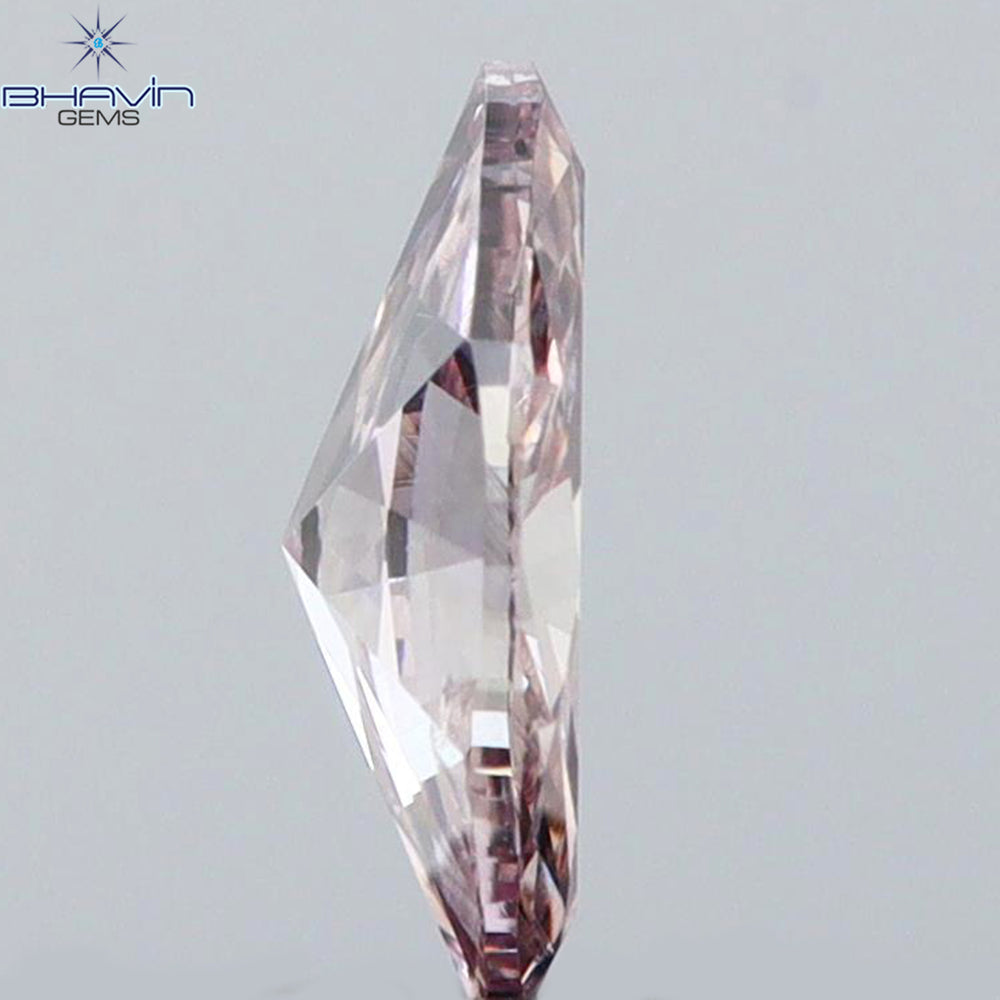0.15 CT Marquise Shape Natural Loose Diamond Pink Color SI1 Clarity (5.32 MM)