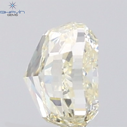 1.01 CT Cushion Diamond Natural Yellow Color VVS1 Clarity (5.38 MM)
