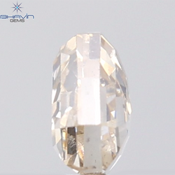 1.36 CT Shield Natural Brown Diamond SI1 Clarity (6.46 MM)