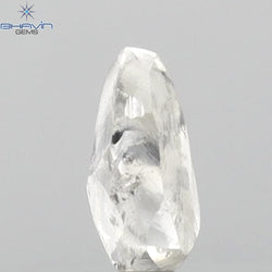 0.45 CT Rough Shape Natural Diamond White Color SI1 Clarity (5.52 MM)