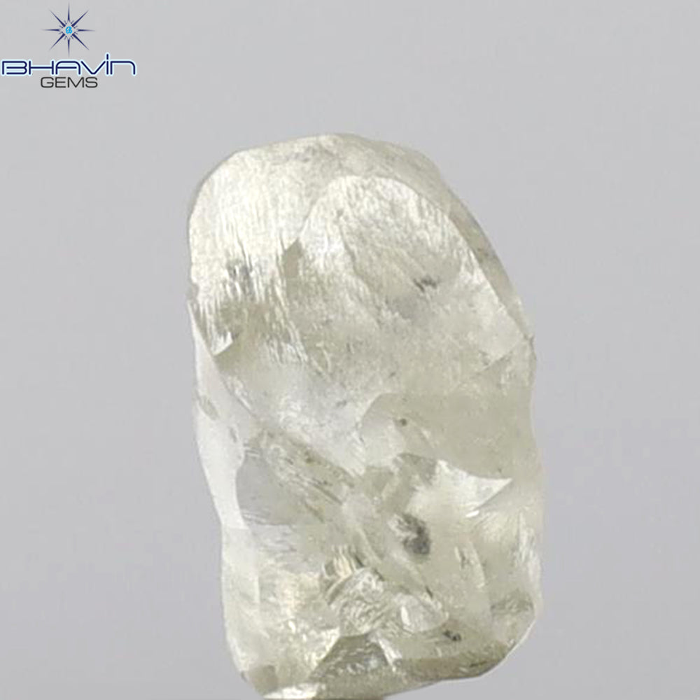 2.24 CT Rough Shape Natural Loose Diamond White (M) Color SI1 Clarity (8.52 MM)