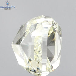 1.00 CT Cushion Shape Natural Diamond Yellow Color VVS1 Clarity (5.23 MM)