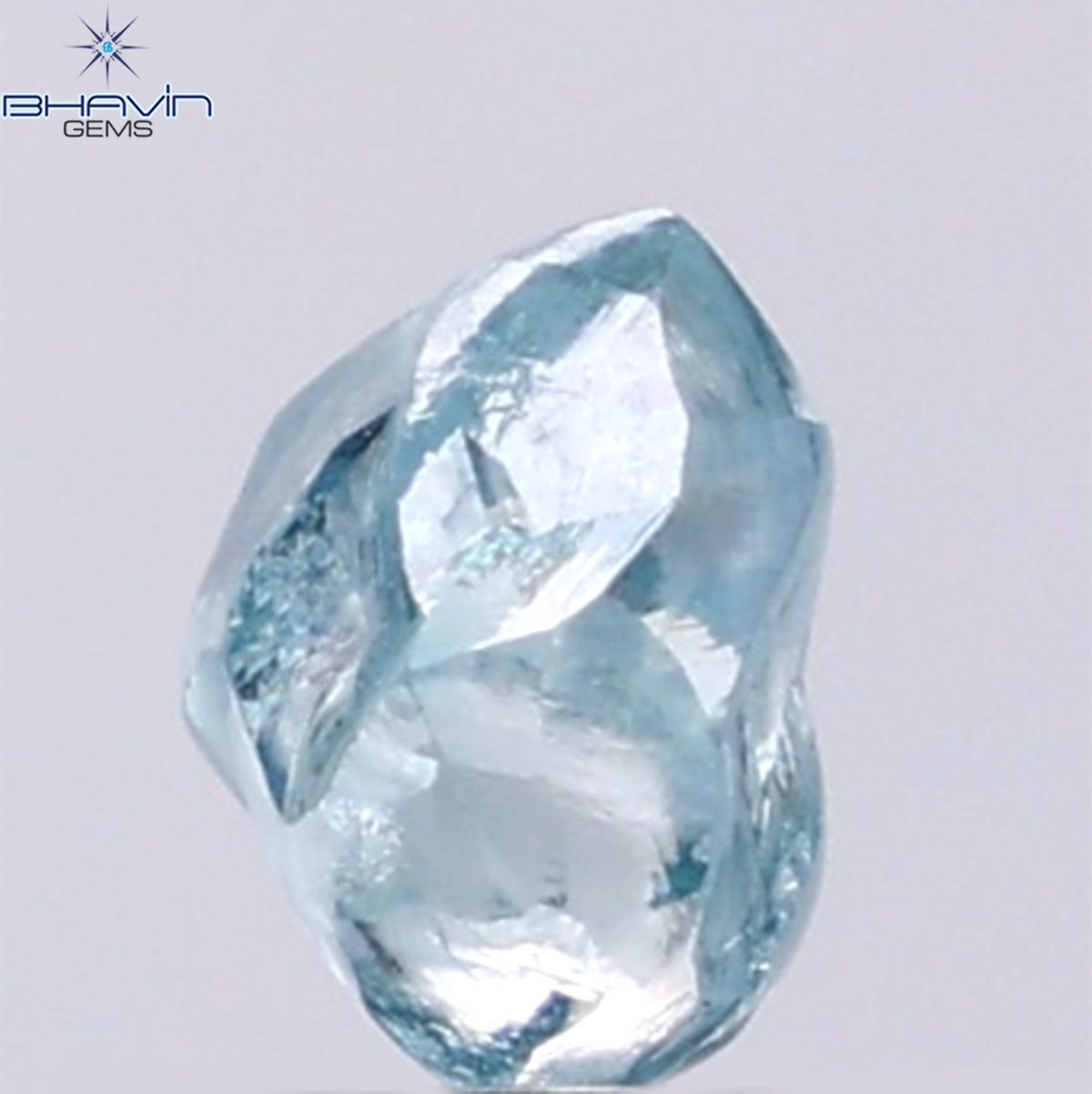 0.49 CT ラフシェイプ ナチュラル ダイヤモンド ピンク色 I3 クラリティ (4.90 MM)