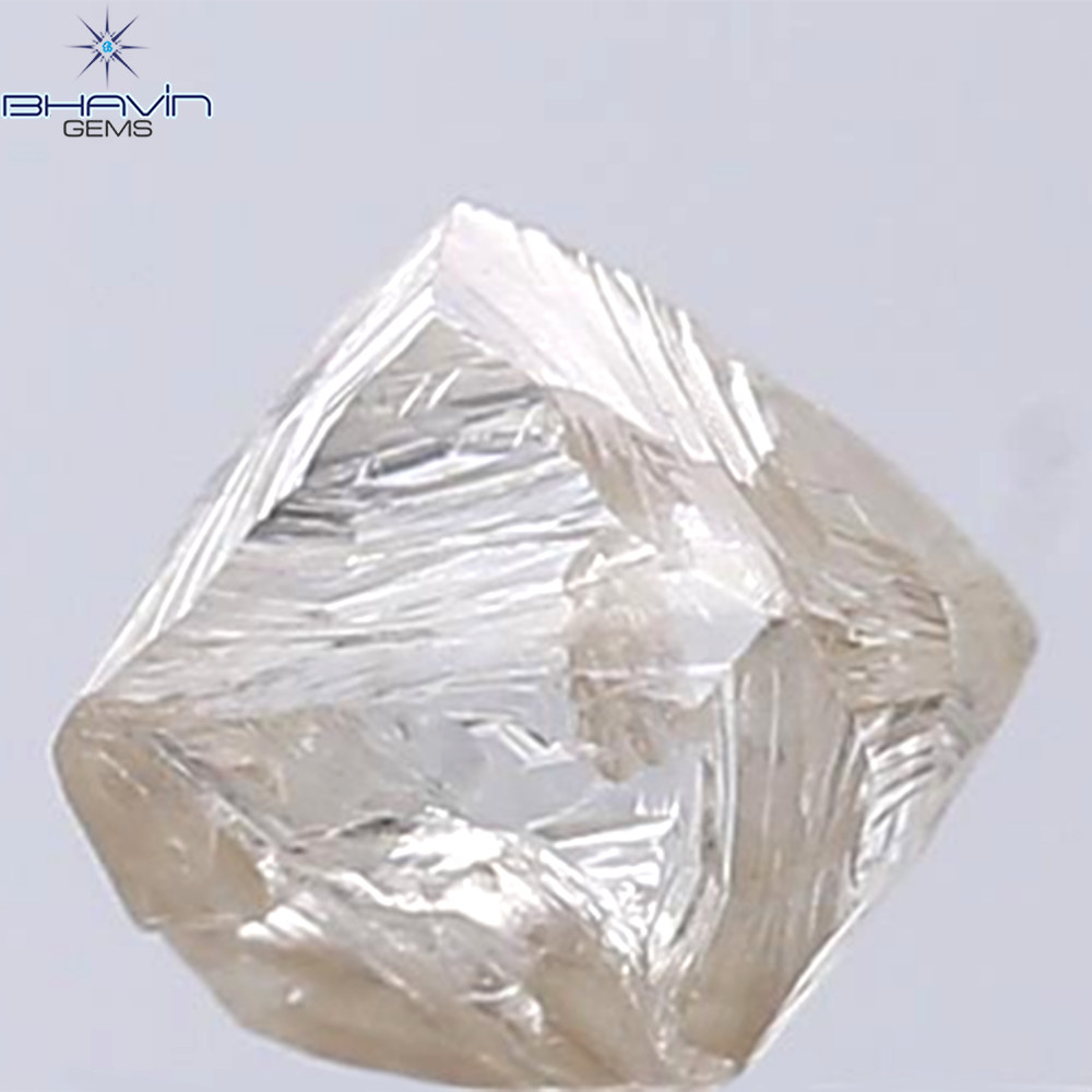 0.90 CT ラフ シェイプ ナチュラル ダイヤモンド ホワイト カラー VS1 クラリティ (5.95 MM)