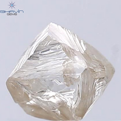 0.90 CT ラフ シェイプ ナチュラル ダイヤモンド ホワイト カラー VS1 クラリティ (5.95 MM)