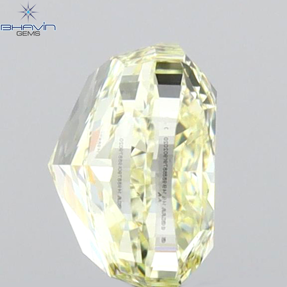 GIA認定 1.27 CT クッションダイヤモンド イエローカラー 天然ダイヤモンド VS1 クラリティ (5.97 MM)