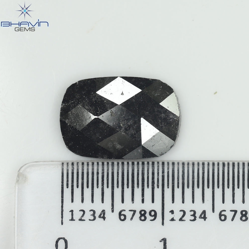 3.20 CT Oval Dimond Black Diamond Natural Diamond I3 Clarity (12.12 MM)