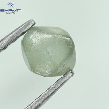0.43 CT Rough Diamond Greenish blue Diamond Natural Diamond VS2 Clarity (4.26 MM)