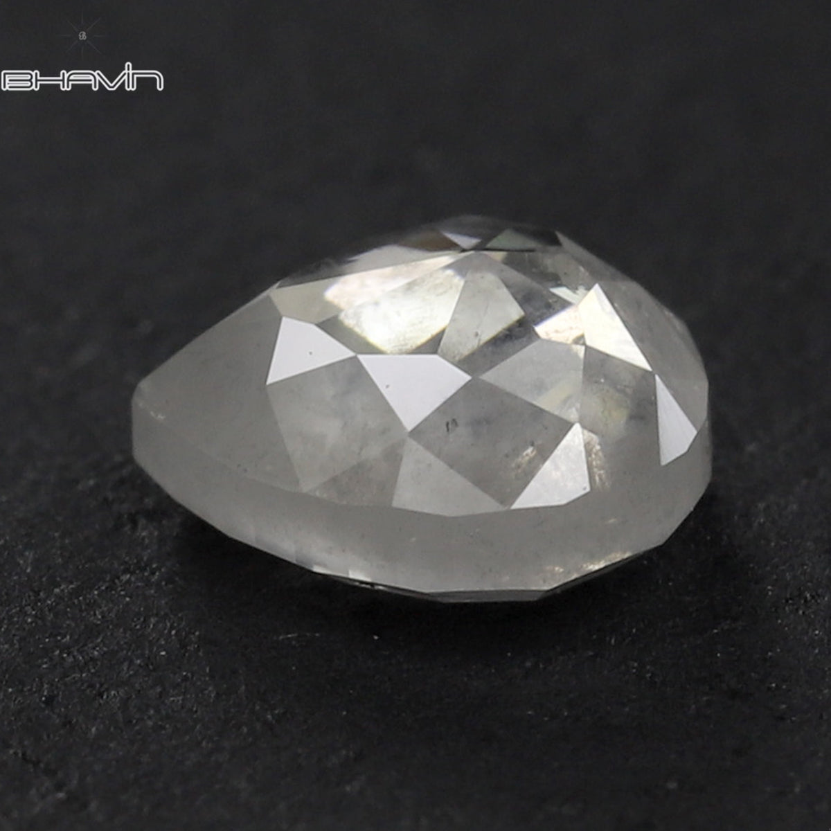 0.56 CT Natural Heart Diamond White Milky Color Clarity I3 (5.07 MM)