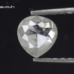 0.56 CT Heart Shape Natural Loose Diamond White Milky Color I3 Clarity (5.07 MM)