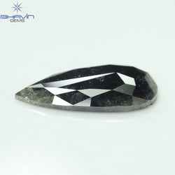 4.26 CT Pear Shape Natural Loose Diamond Black Color I3 Clarity (18.00 MM)