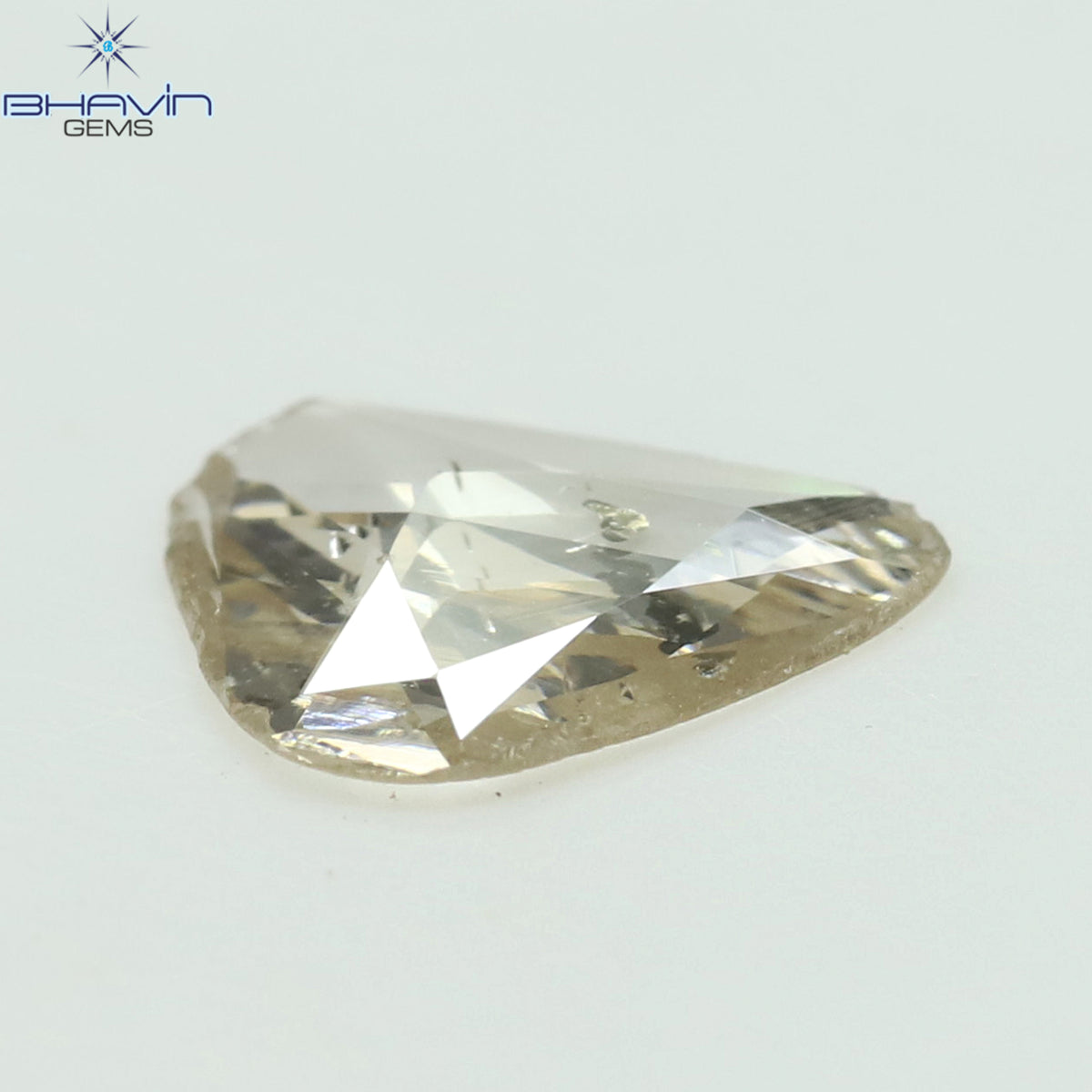 0.40 CT Natural Polki Diamond Light Brown Color Clarity VS2 (7.84 MM)