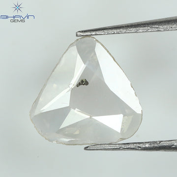 0.40 CT Natural Polki Diamond Light Brown Color Clarity VS2 (7.84 MM)