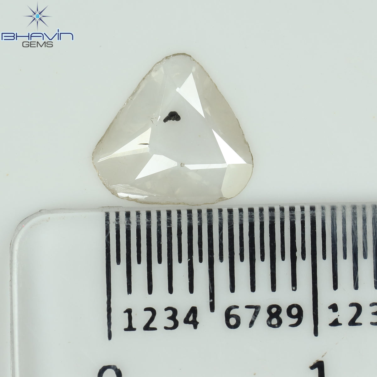 0.40 CT Natural Polki Diamond Light Brown Color Clarity VS2 (7.84 MM)